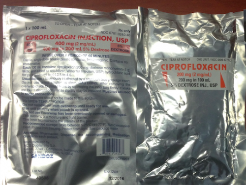 Ciprofloxacin (Cipro)